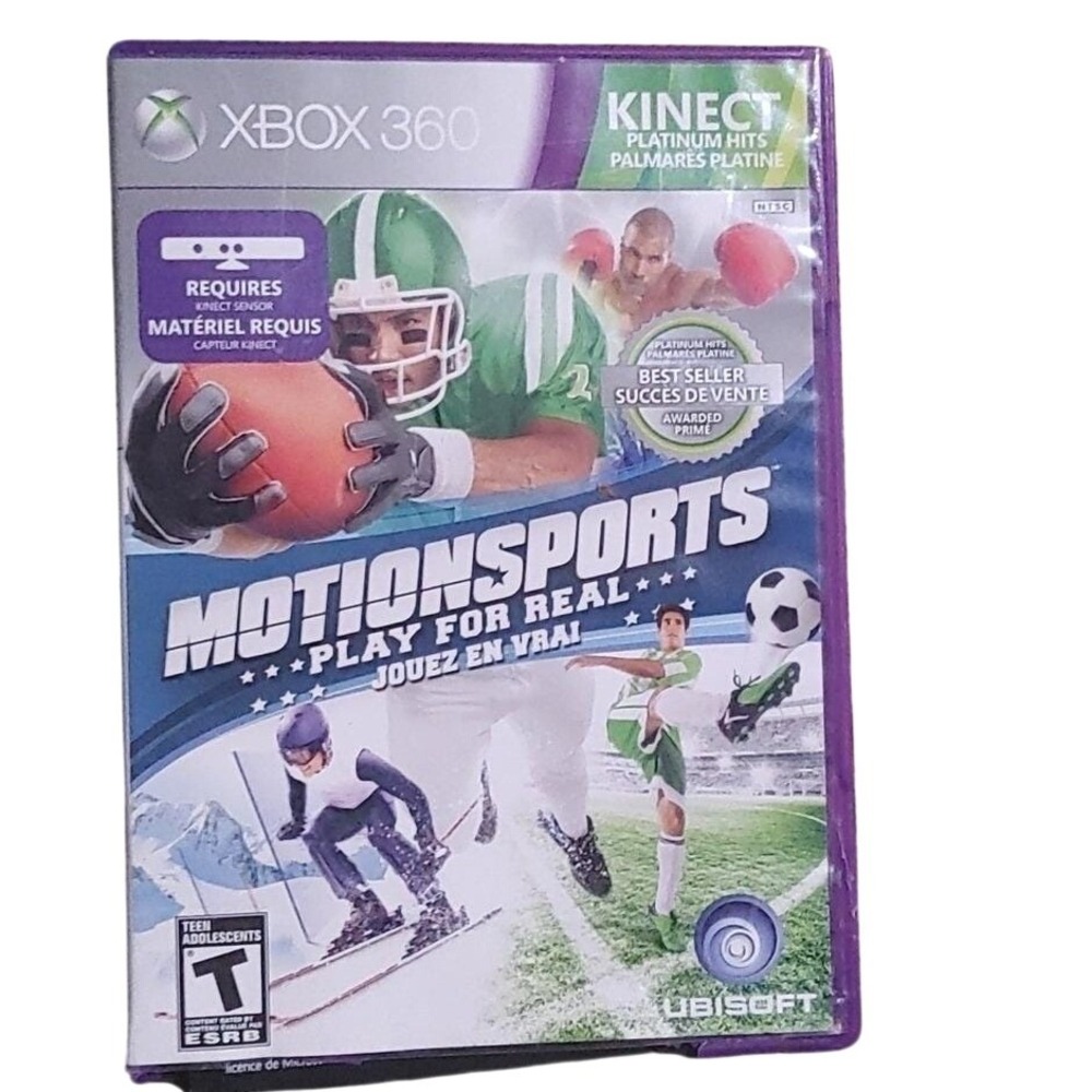 MotionSports Play For Real Xbox‎ 360 Kinect Platinum Hits Ubisoft Sports Game